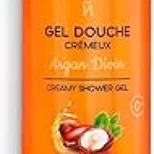 EVOLUDERM - Gel Douche Crémeux Argan Divin - 500 ml - 95% d'Origine Naturelle - Végan - Fabrication Française