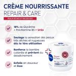 NIVEA Repair & Care - Crème Corps, Visage & Mains - Hydratation 72H