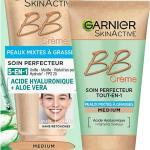 GARNIER Skin Active - BB Crème - Soin Perfecteur Tout-En-1 - Unifie, Matifie & Hydrate - FPS 25